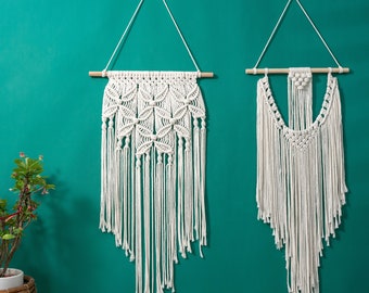 Hand Woven Macrame Tassel Wall Hanging Decoration Tapestry