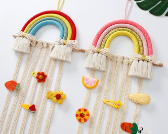 Rainbow Hairpin Display Storage Wall Decoration For Children's Room (Does not include hairpins)