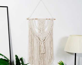 Hand-woven Macrame Wall Hanging Tapestry Boho Crafts Art Home Decor - Anna