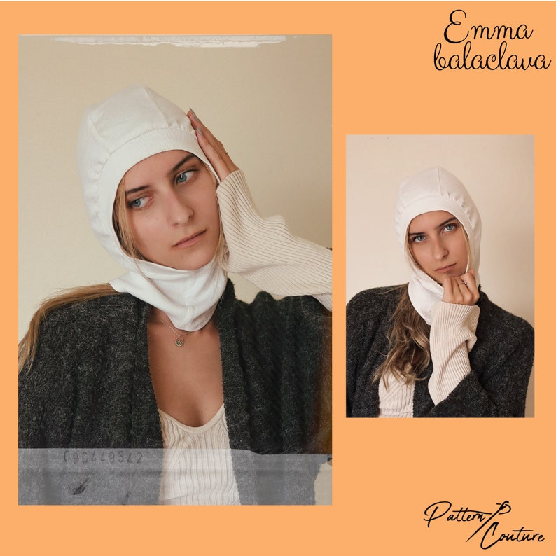 Balaclava Mask Sewing Pattern Ski Mask Pattern Winter Hat Etsy