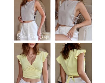 Bestseller Tops Sewing Pattern Bundle: 6 Easy Beginner