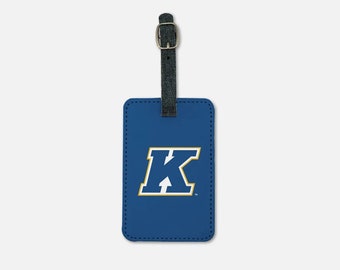 Kent State (2er-Set) Gepäckanhänger (2er-Set) - K Emblem | Benutzerdefinierte Kofferanhänger | College Taschenanhänger | offizielles Reise-Zubehör Merch