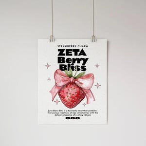 Zeta Tau Alpha Poster - Zeta Berry Bliss