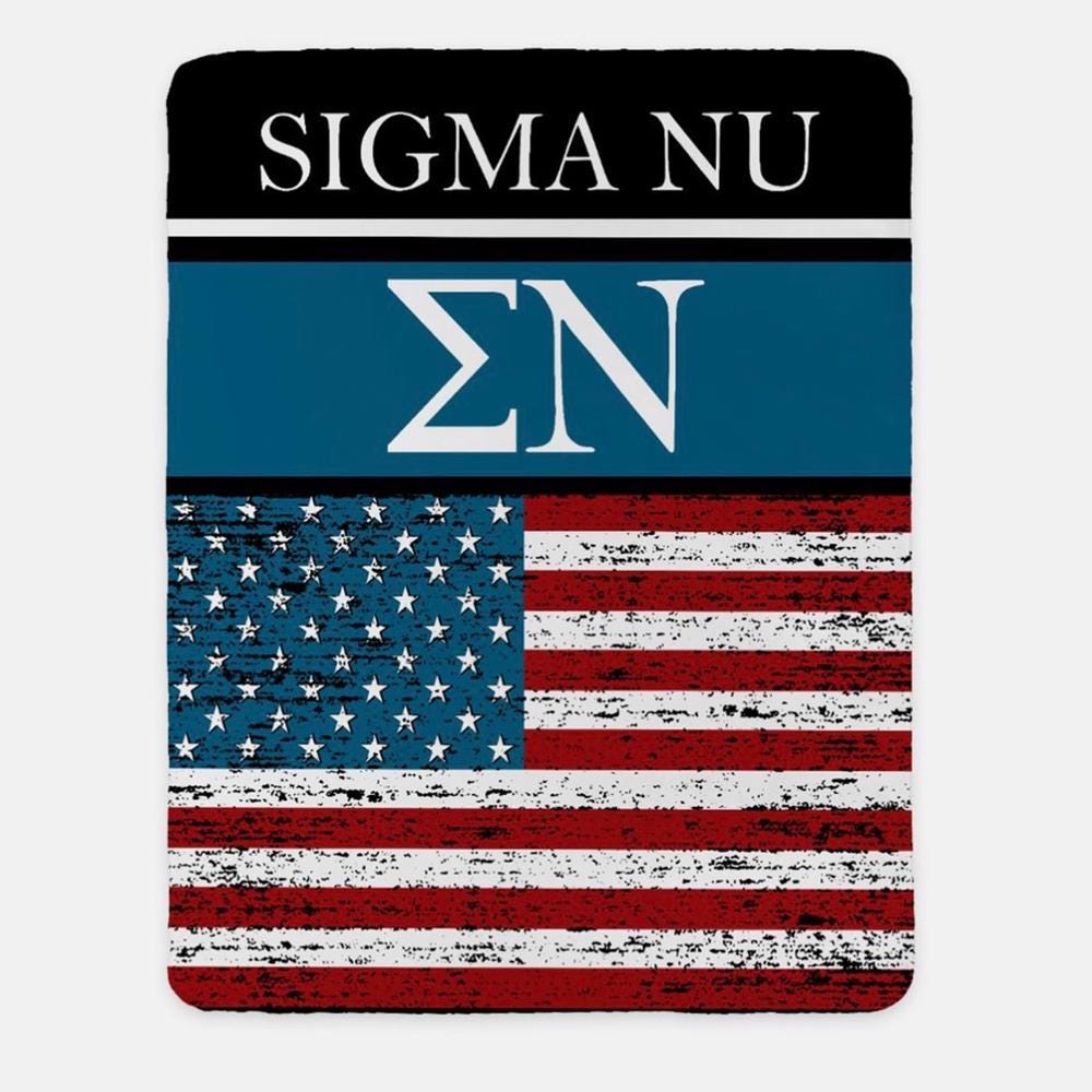 Sigma Alpha Mu USA Buchstaben Flagge - 3x5 Fuß, Offiziell Lizenziert, Bruderschafts-Flagge