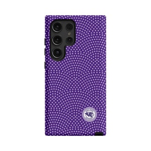 HPU Samsung Galaxy S24, S23 Mobile Phone Case - Dots | Official High Point Panthers College Merch | Custom Graduation Student Parent Gifts