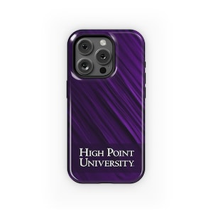 High Point University iPhone 15, 14, 13 Mobile MagSafe Phone Case - Wave | HPU Panthers Merch | Custom Graduation Student Parent Gifts