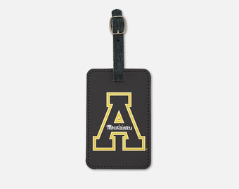 Gepäckanhänger der Appalachian State University (2er-Set) | Personalisierter Koffer-Büchertaschenanhänger | Offizielle APP STATE Reisegeschenke für Abschlussstudenten