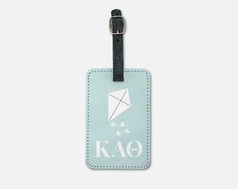 Theta (2er Set) Gepäckanhänger - Blauer Drachen | Kundenspezifische Kappa Alpha Theta Koffer Bookbag Tag | Offizielle griechische Sorority Bid Day Big Little Geschenke