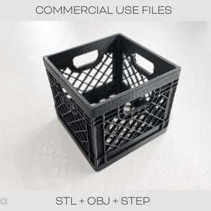 Puede incluir: Una caja de pl&aacute;stico negra con un patr&oacute;n de rejilla. Se incluyen los archivos STL + OBJ + STEP.