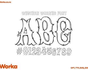 Digital Country Doodle Font - Letters with Transparent - Font File - oft, svg, ai, eps - Hand Drawn Alphabet Clipart Bundle