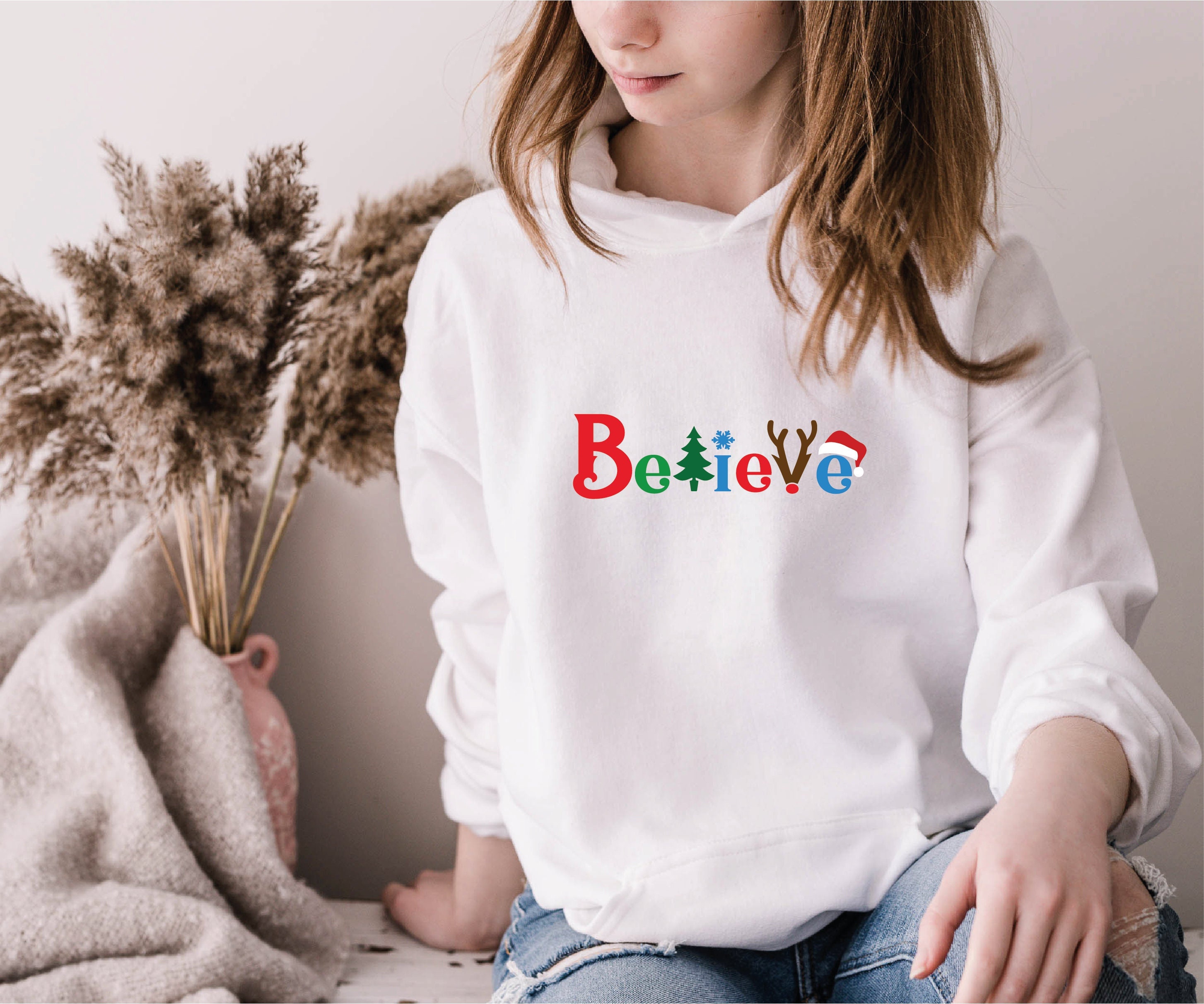 Discover Believe Christmas Hoodie, Christmas Believe Hoodie