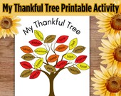 My Thankful Tree Thanksgiving Printable Activity