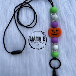 Pumpkin lanyard