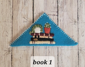 Book themed bookmarks