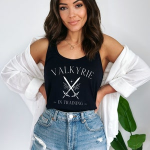 Valkyrie in Training Racerback Tank