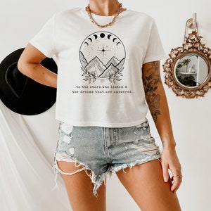ACOTAR For the Dreamers *OFFICIALLY LICENSED* Cropped Tee