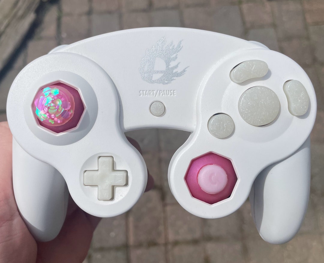 Pink Pearl Gamecube Controller Joy Sticks Etsy