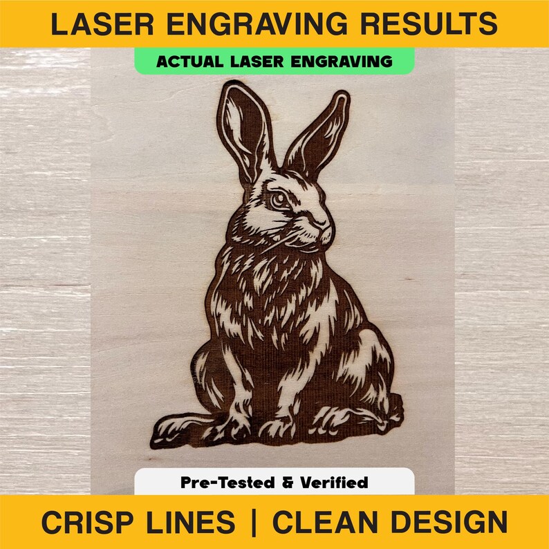 Easter Bunny SVG Bundle | 4 Rabbit Laser Cut & Cricut Files | Svg, Png ...