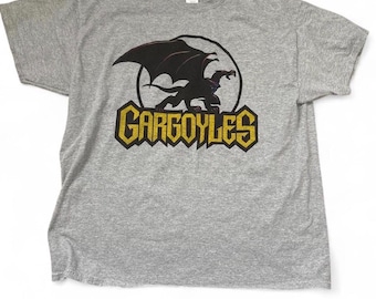 Vintage 90s/Y2K Gildan Disney Gargoyles Cartoon Television Show T-shirt XL
