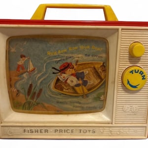 Vintage Fisher Price Music Box Tv - Etsy Canada