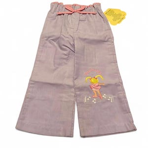Vintage Cabbage Patch Kids Pink Corduroy Pants 2T Embroidered Toddler (NWT)