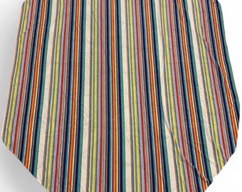 Vintage Cornflower Blue Terry Cloth Fabric // 18