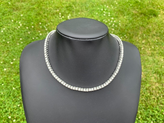 Commercio all'ingrosso 5A a forma di cuore CZ ghiacciato bling cuore cz collana da tennis per le donne fidanzata regalo di San Valentino gioielli di moda 36 Commercio all'ingrosso 5A a forma di cuore CZ ghiacciato bling cuore cz collana da tennis per le donne fidanzata regalo di San Valentino gioielli di moda 36