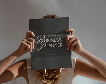 82-Page Business Planner: DIY Canva Workbook (Digital Download)