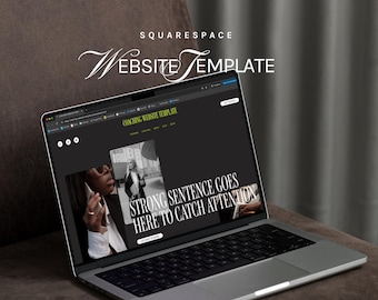 Squarespace Coaching Website Template: DIY Service-Based Business Design
