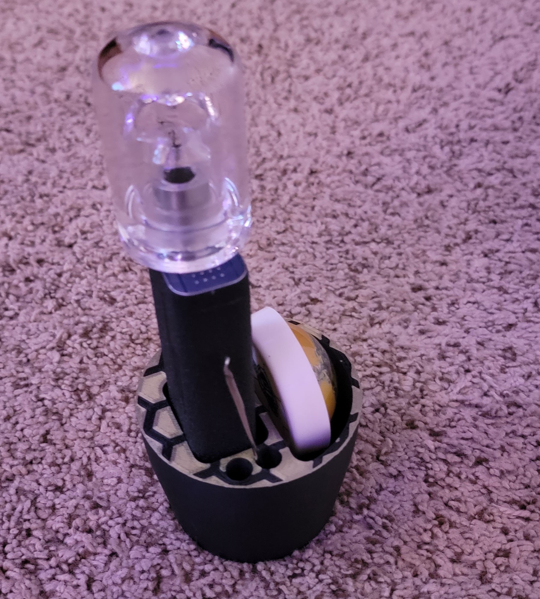Hold-a-tool Dabber / Wax Tool Holder SMOK3DESIGNS 3D Printed Dabbing  Accessories 