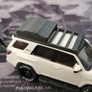 Roof Rack / Rock Sliders / Roof Top Tent for Toyota 4Runner Hot Wheels Custom