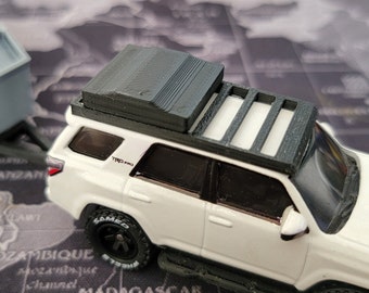 Roof Rack / Rock Sliders / Roof Top Tent for Toyota 4Runner Hot Wheels Custom