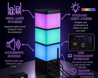 RC Drift Race Tower | WiFi Tournament System | Auto Staging | Web Admin | 1/10 Scale