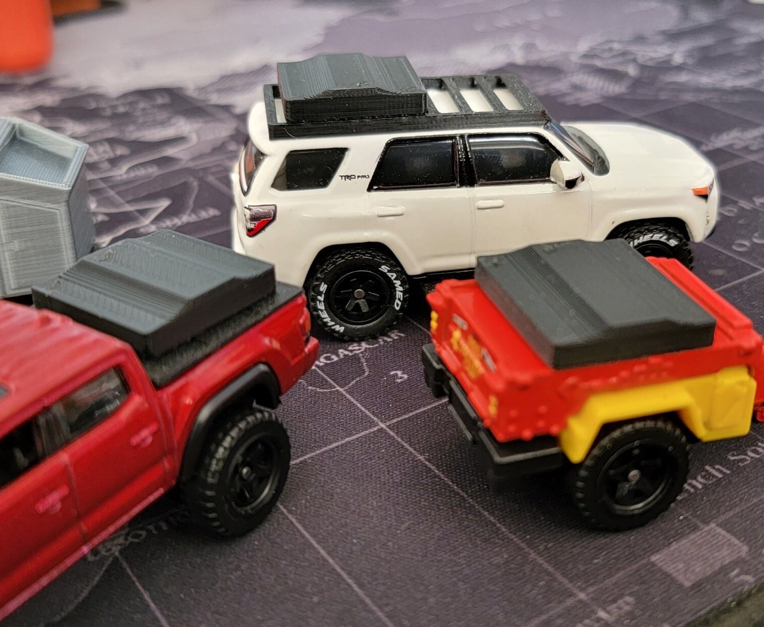 Roof Top Tent for Hot Wheels and Matchbox Size Vehicles