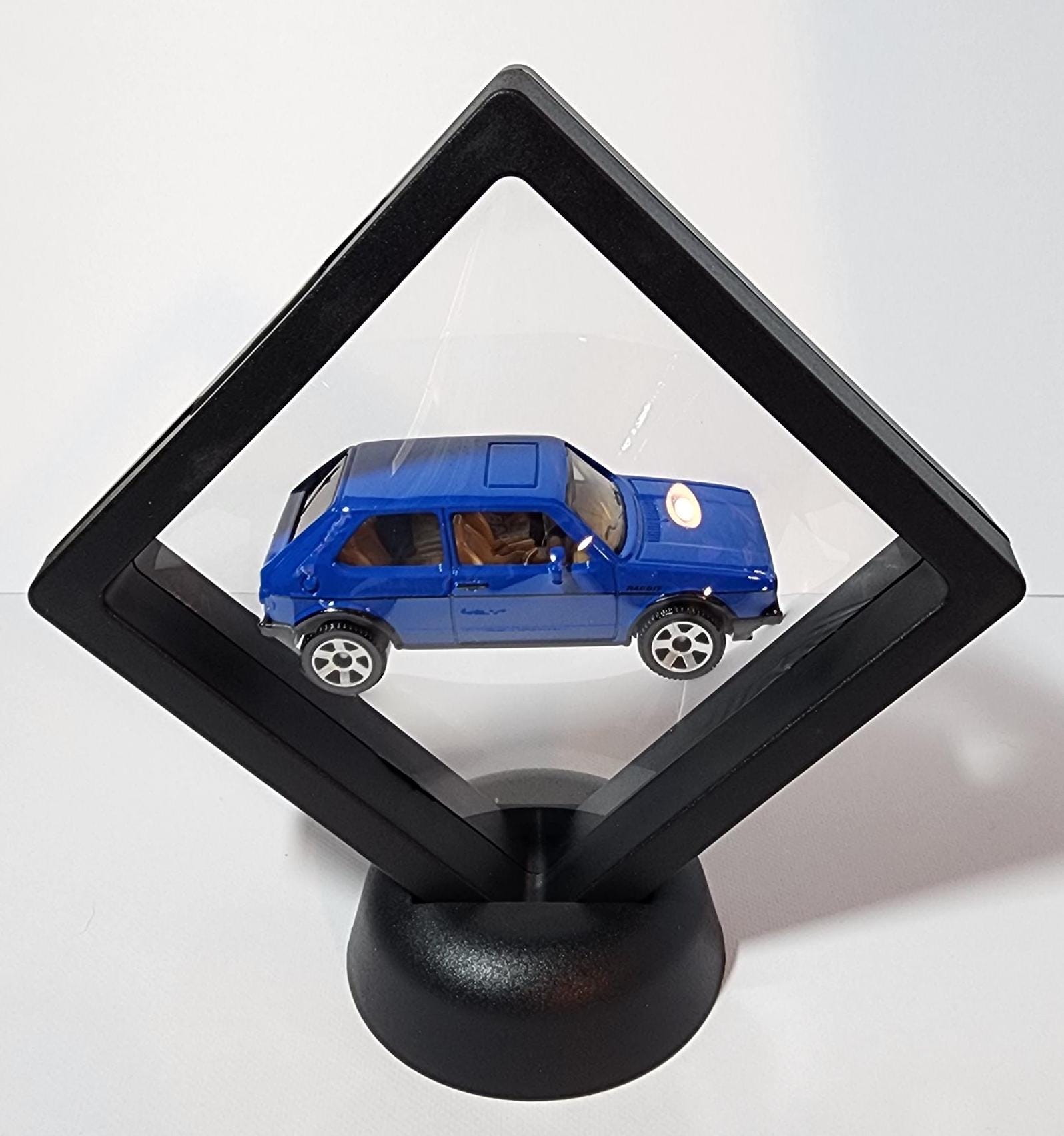 VW Golf MK1 Rabbit Matchbox | Floating Display Case | 1/64 Classic VW ...