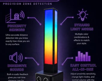 RC Drift Proximity Sensor | Clipping Zone Training Tool | LED Scoring Tower | 1/10 Scale