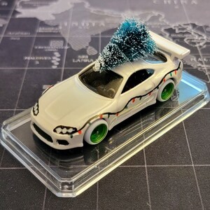 Custom Toyota Supra Hot Wheels Christmas Themed 1 of 1
