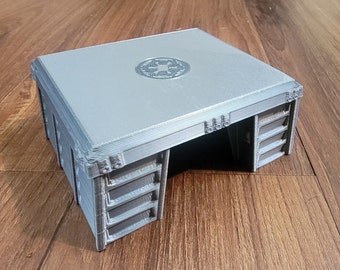 Star Wars Imperial Bunker Reptile Hide | Lizard Gecko Snake Hideout | 3D Printed Terrarium Decor