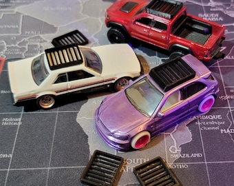 Roof Basket for Hot Wheels and Matchbox 1:64 Scale JDM