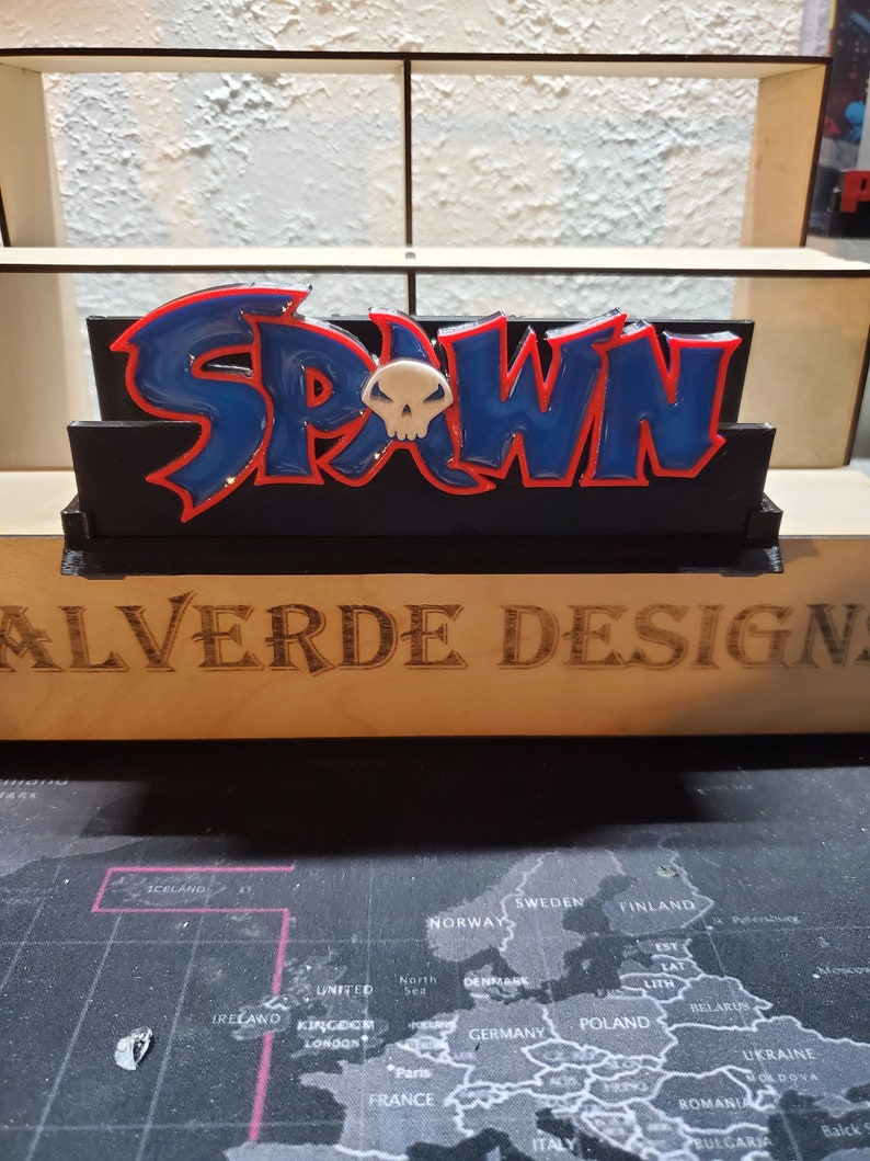 The Spawn Sign Spawn Comic Book Stand, Raw & Slab Books - Etsy