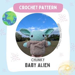 Chunky Baby Alien Crochet Pattern
