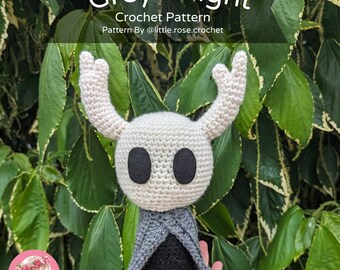 Cloaked Knight Crochet Amigurumi Pattern