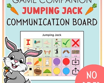 Jumping Jack, AAC, Communication Board, Game Companion, Speech Therapy, SDC