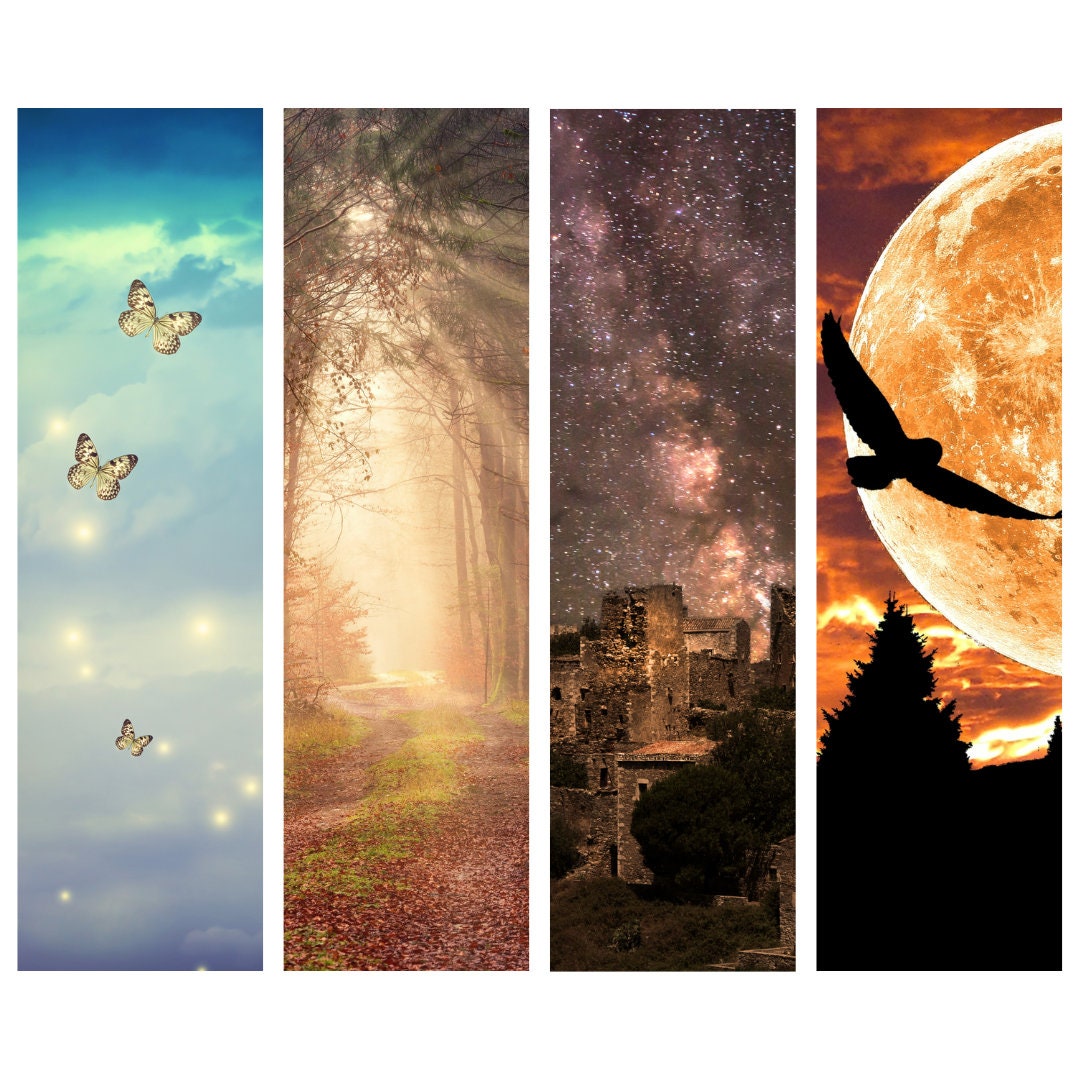 Mystery and Fantasy Printable Bookmark Set of 20, Digital Bookmarks With Quotes, Great for ...