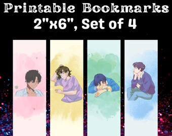 anime bookmark etsy