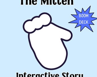 The Mitten, Full Interactive Story, Winter Language Lesson, Speech Therapy, Special Education, Resource, Following Directions, Boom Deck