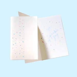 Carte d'anniversaire Sprinkles
