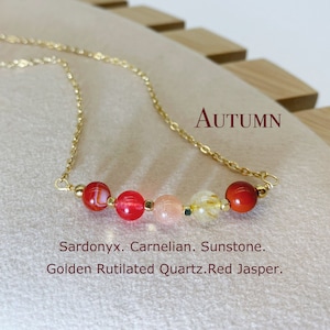 Orange Crystal Necklace, Genuine Crystal Bar Choker Red Jasper, Sardonyx, Sunstone, Golden Rutilated, Carnelian, Gift For Her#AT02