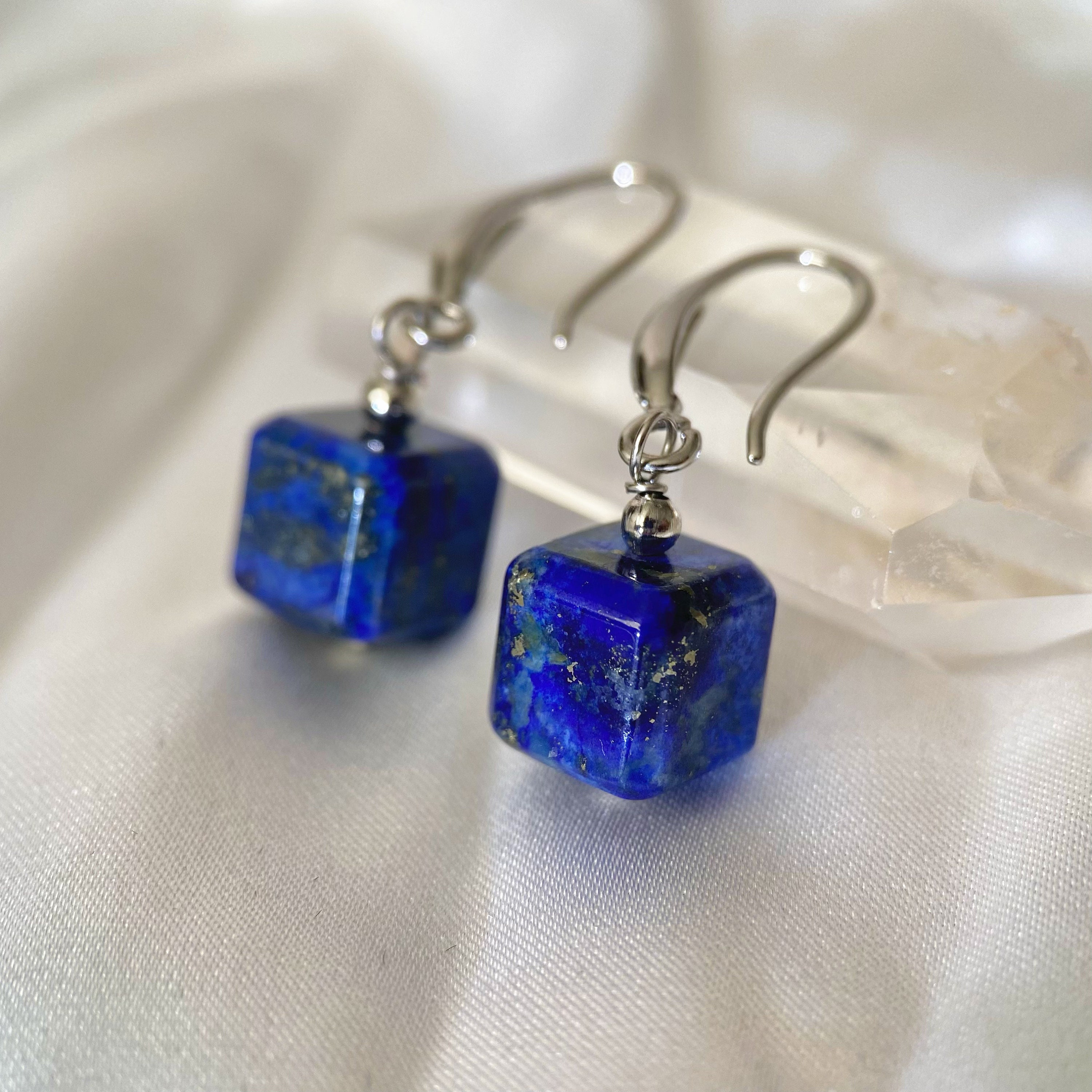 Lapis Lazuli Dangle Earrings