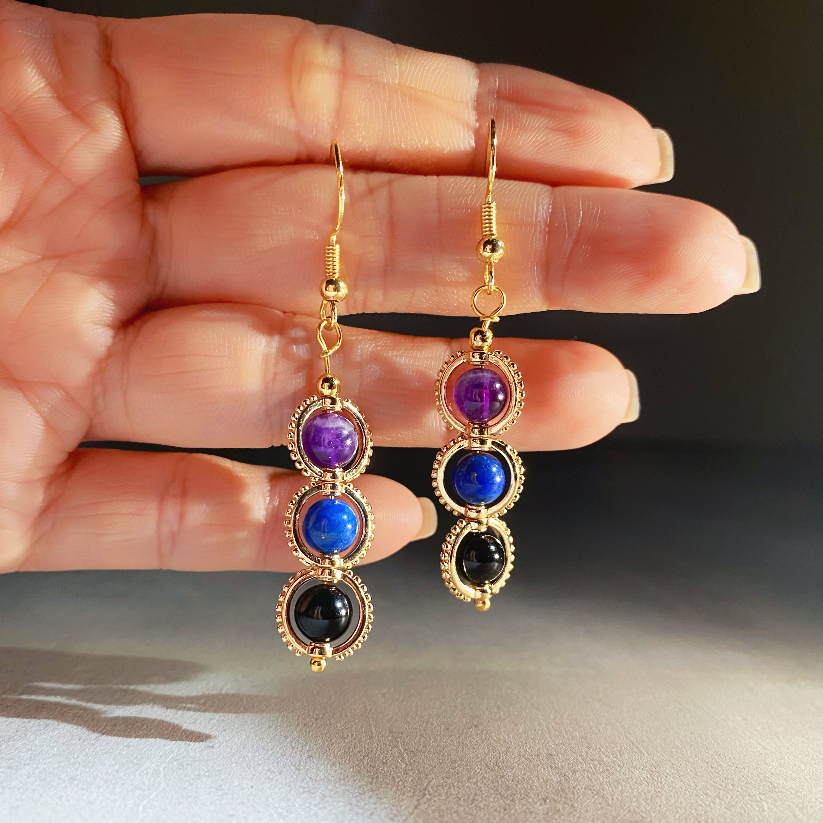 天然石詰め合わせ╰(*´︶`*)╯ Virgo Crystal Necklace, Handmade Zodiac Necklace, Sapphire